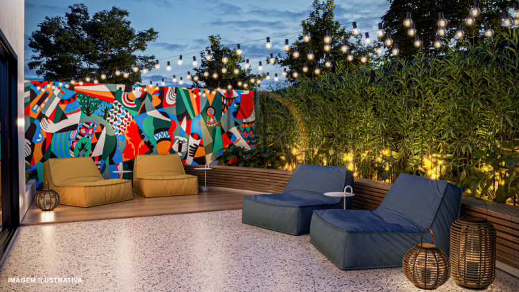 01 Dormitório com sacada e churrasqueira! R. Vicenza - Pronto pra morar