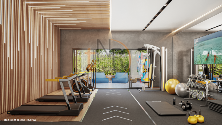 01 Dormitório com sacada e churrasqueira! R. Vicenza - Pronto pra morar