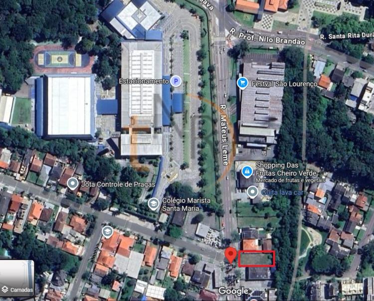 Terreno na Mateus Leme, em frente Posto Ipiranga, 150m do Festval!