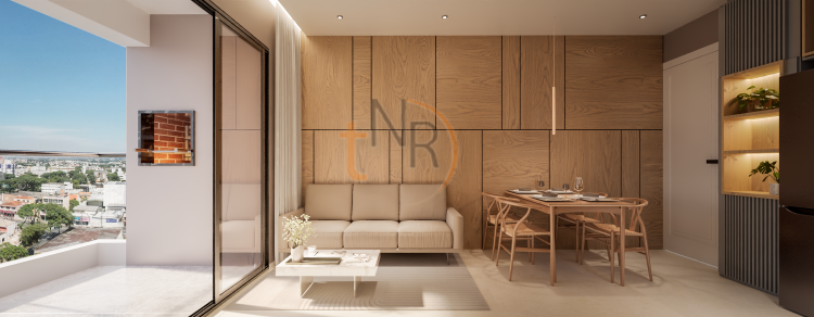 A 155m do Shopping Aguá Verde! Com Sacada e Churrasqueira